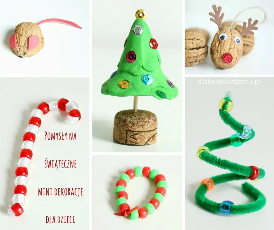 materiały plastyczne dla dzieci świąteczne