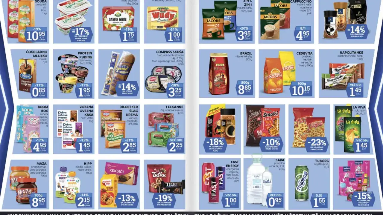 Medjugorie ceny jedzenia: od słodkości po napoje, wszystko w atrakcyjnych cenach.