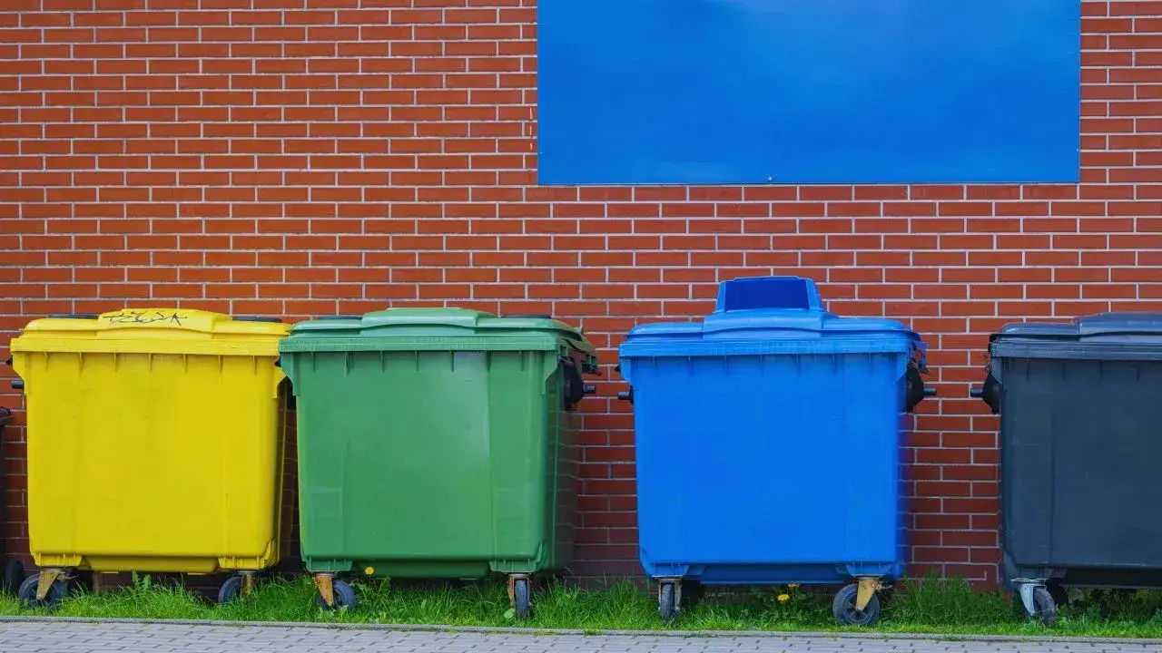 czysty styropian opakowaniowy ż&oacute;łty pojemnik