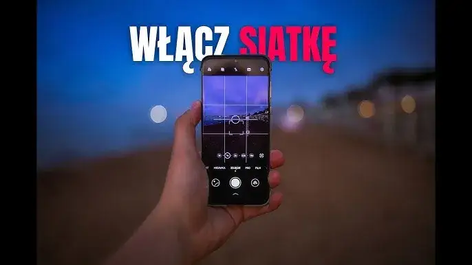 iPhone siatka w aparacie ustawienia