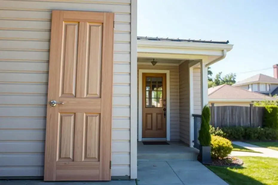 przer&oacute;bka drzwi balkonowych na wejściowe wizualizacja