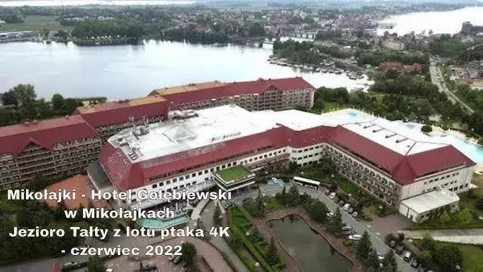 Hotele Gołębiewski z lotu ptaka panorama
