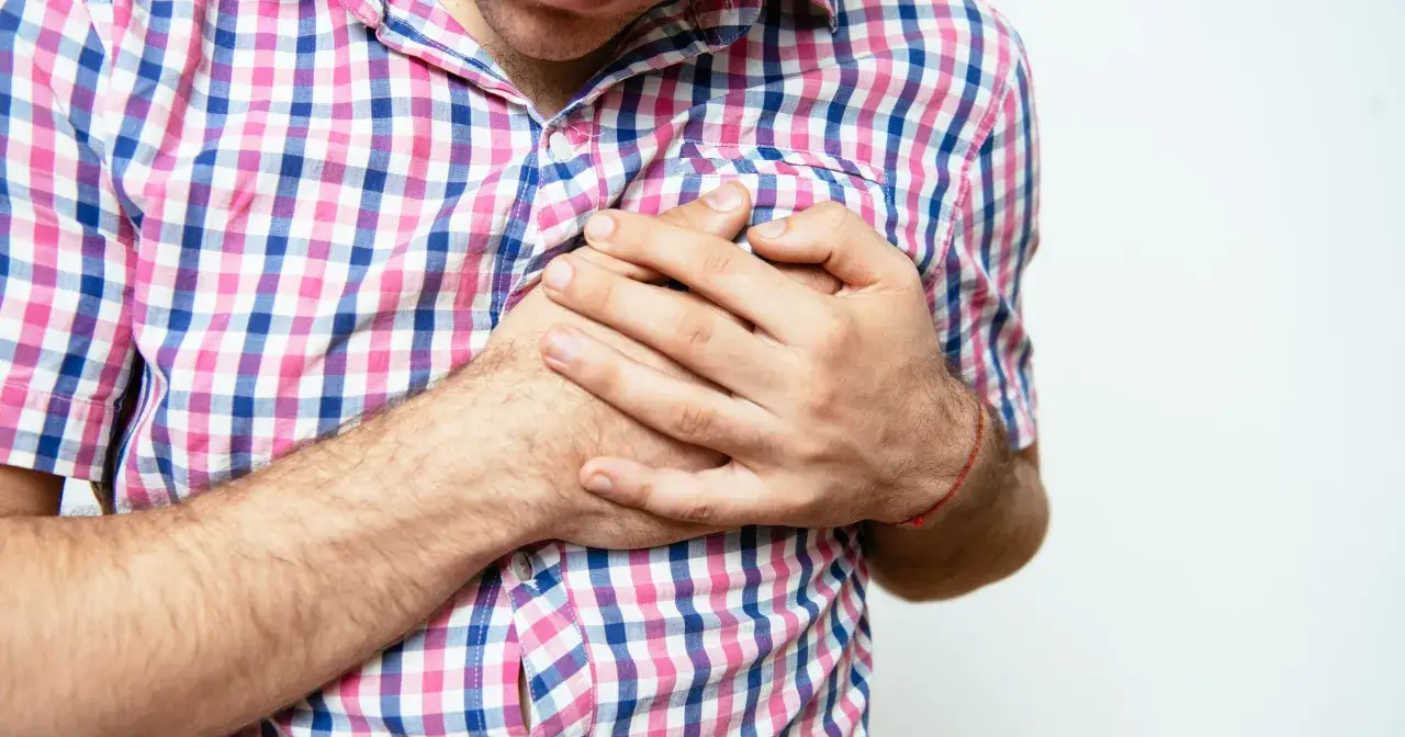 Objawy zawału serca infografika