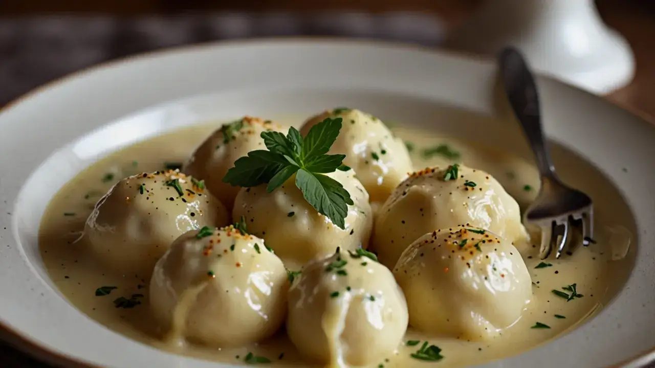 Zdjęcie Kopytka w sosie serowym: Idealny przepis na pyszne danie