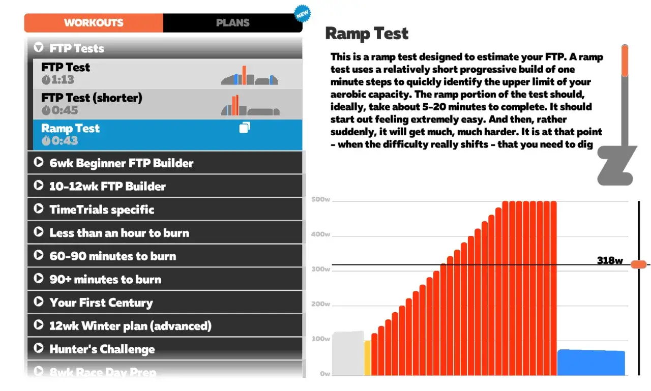 Trening rowerowy: test 