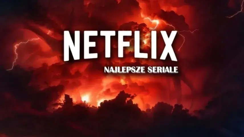 Netflix logo i różnorodne seriale