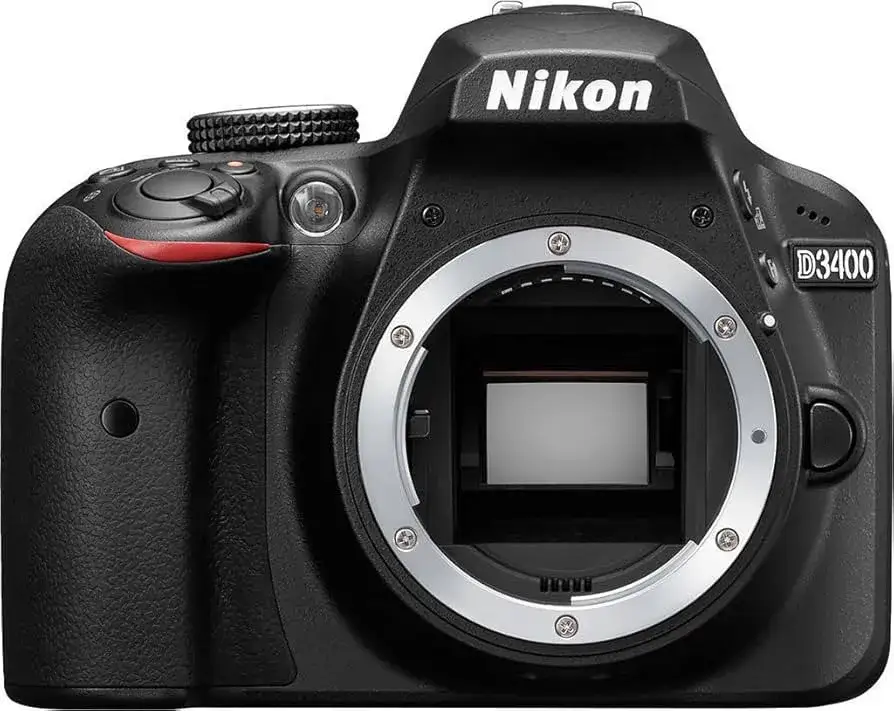 Nikon D3400 body front view