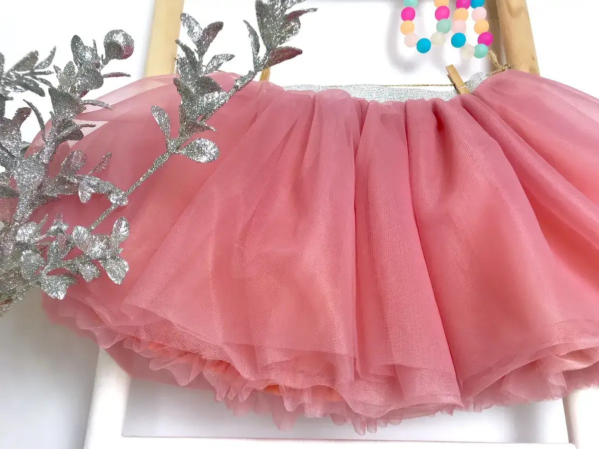 materiały do szycia spódnicy tiulowej