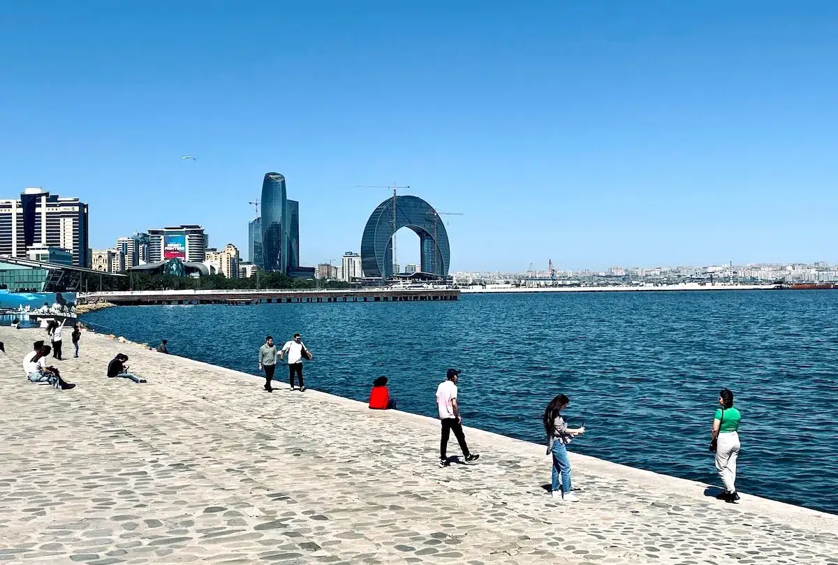 Plaże Baku Azerbejdżan