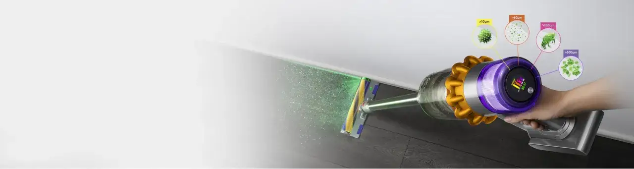 Dyson technologie odkurzaczy, elektroszczotki, czujnik piezoelektryczny