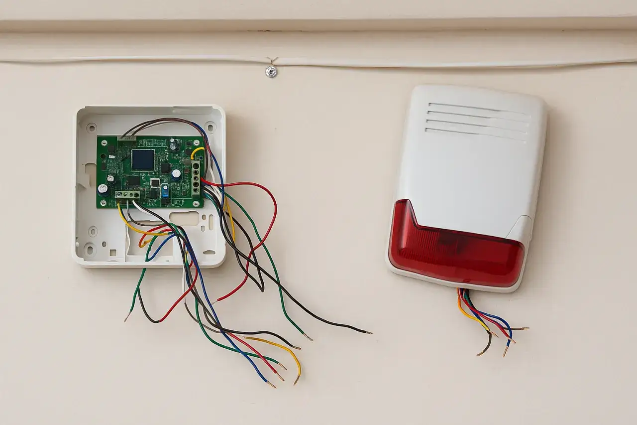 nieprawidłowy montaż czujki alarmowej