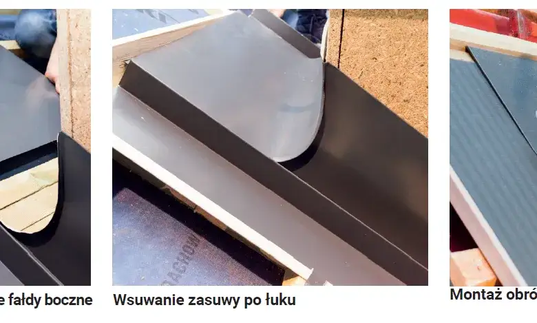 narzędzia do obróbki komina, materiały do okucia komina