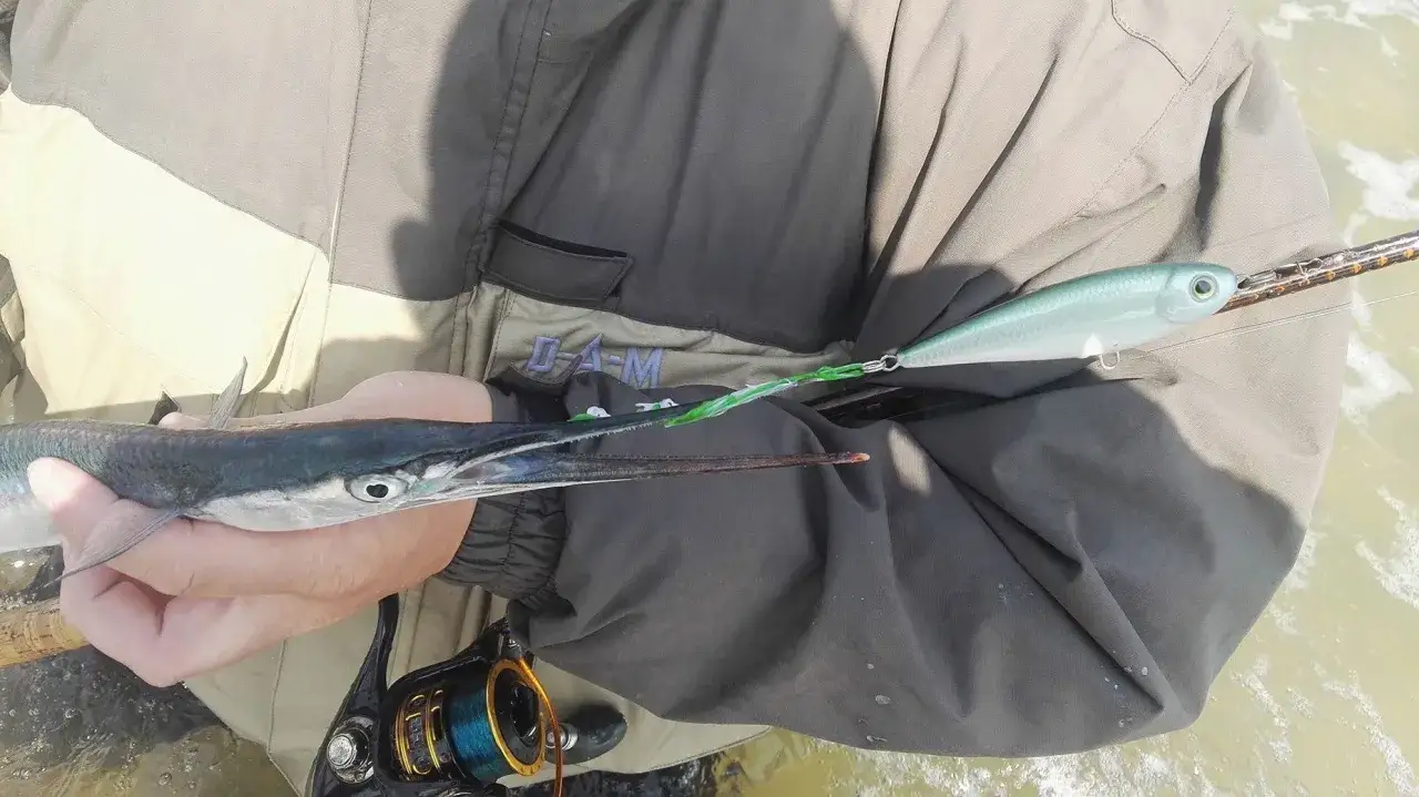 Jak zrobić przynętę na belonę z włóczki DIY