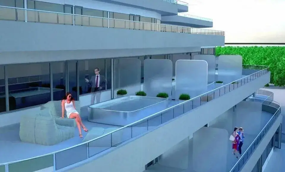 Hotel Gołębiewski Pobierowo wnętrza aquaparku wizualizacja