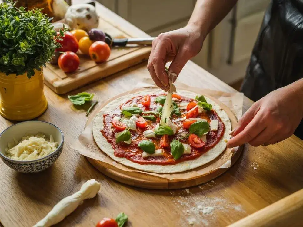 pizza z tortilli por&oacute;wnanie metod pieczenia