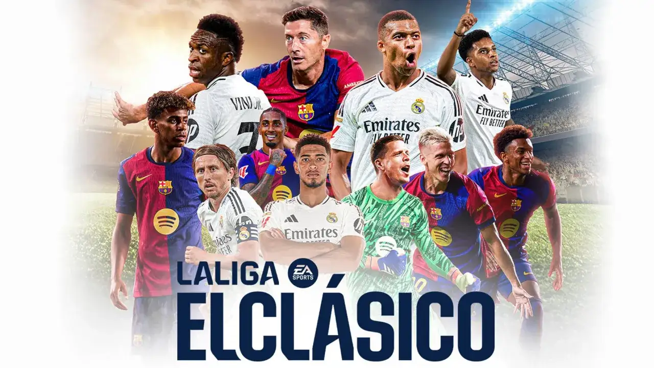Piłkarze Realu i Barcelony w akcji. Kto jest lepszy, Real czy Barcelona? Wielkie emocje w El Clásico!