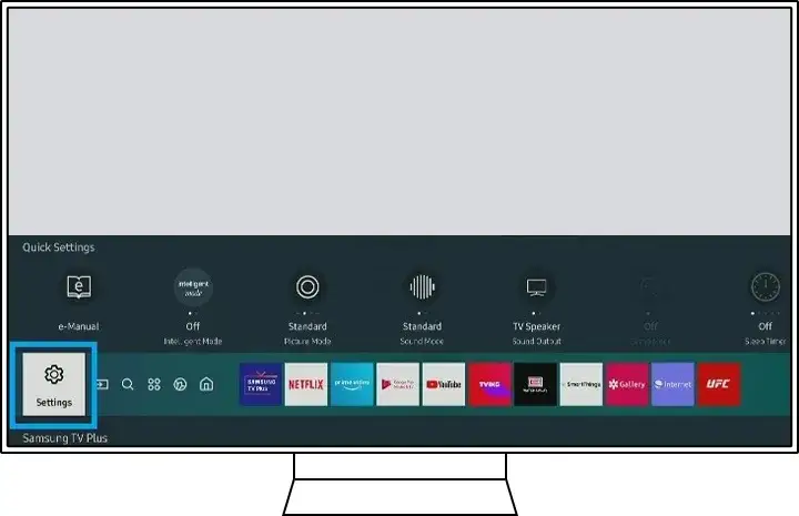telewizor samsung menu ustawienia dźwięku wyjście bluetooth