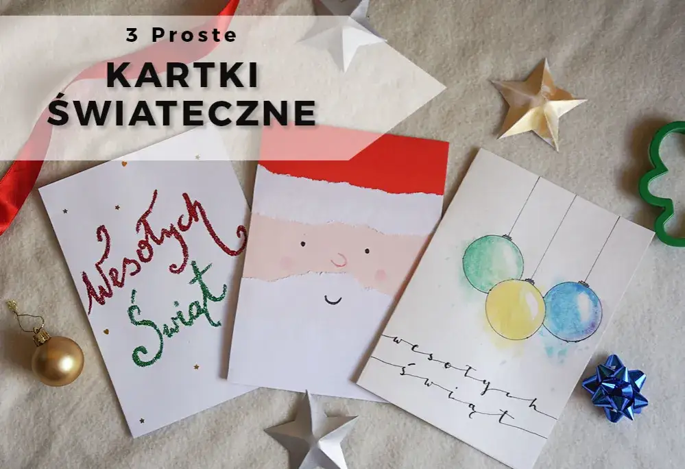 różnorodne inspiracje kartki świąteczne diy
