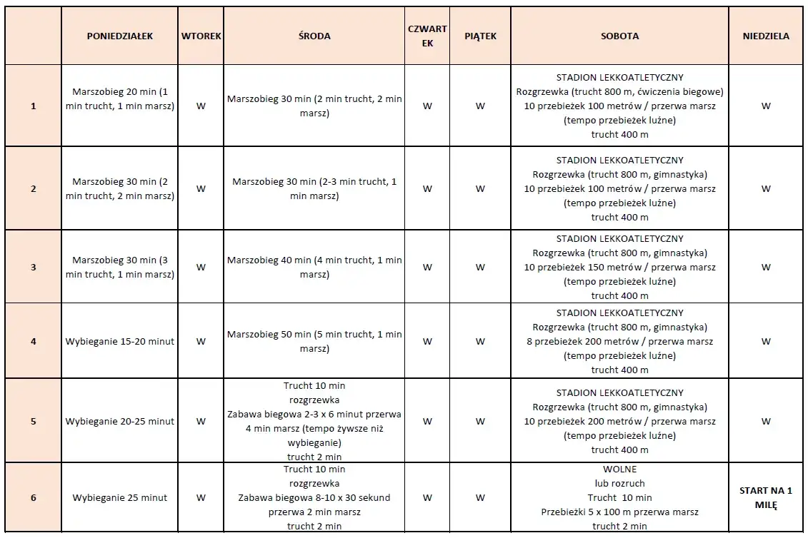 plan treningowy tygodniowy, kobieta ćwiczy, bieganie, siłownia