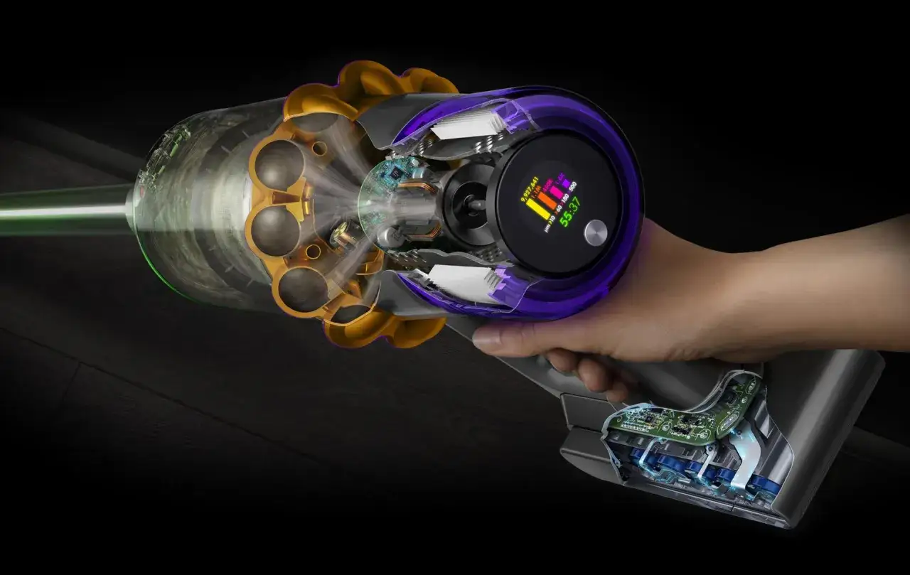 Dyson odkurzacz technologie przekrój