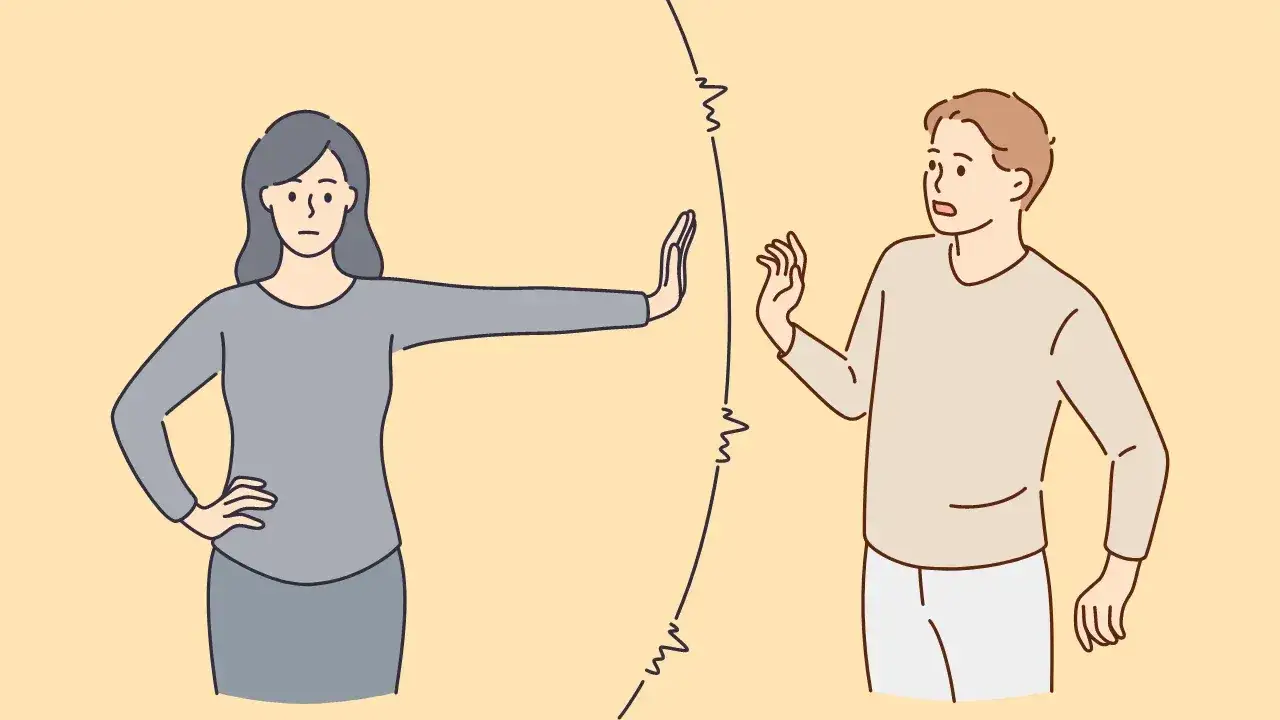 Osoba stawiająca granice psychologiczne