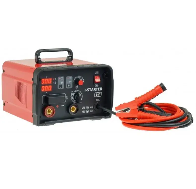 prostownik z funkcją rozruchu i traktorek kosiarka