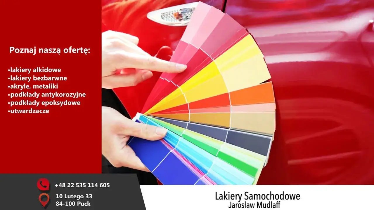Rodzaje lakierów samochodowych i podkładów
