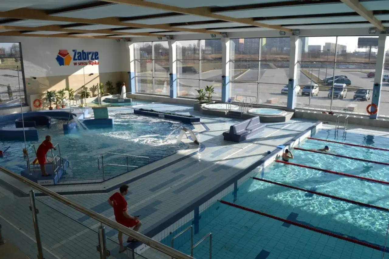 Aquarius Kopernik Zabrze strefa basenowa