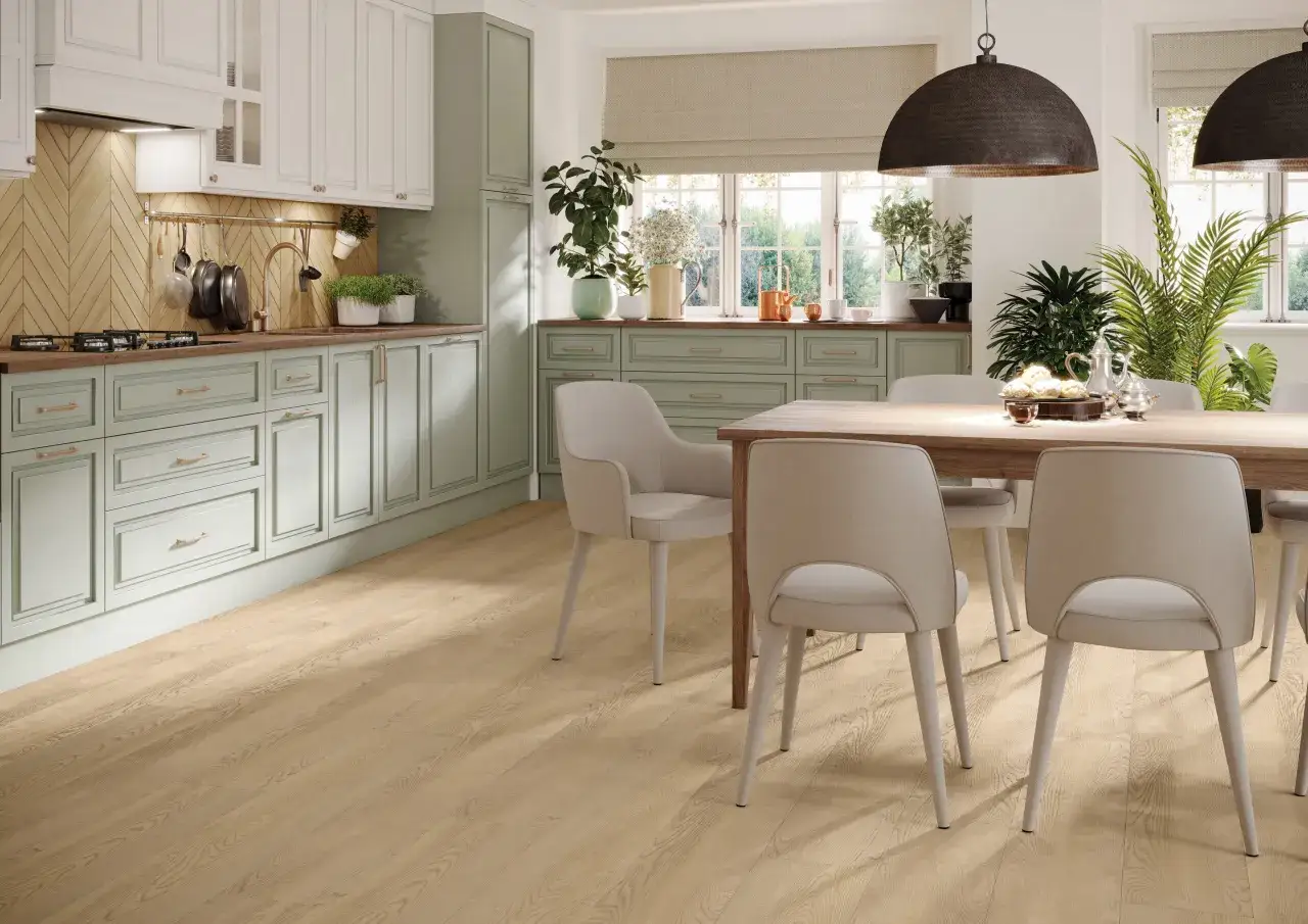 Panele winylowe klejone LVT kuchnia