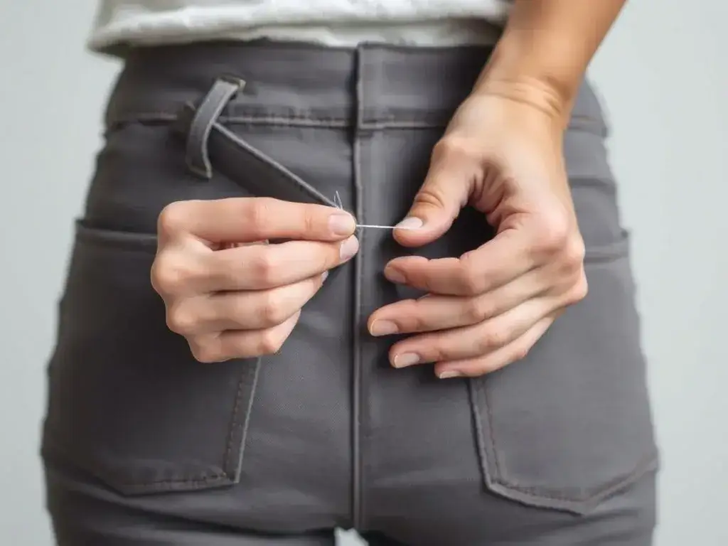 Szybkie metody zwężania spodni bez szycia