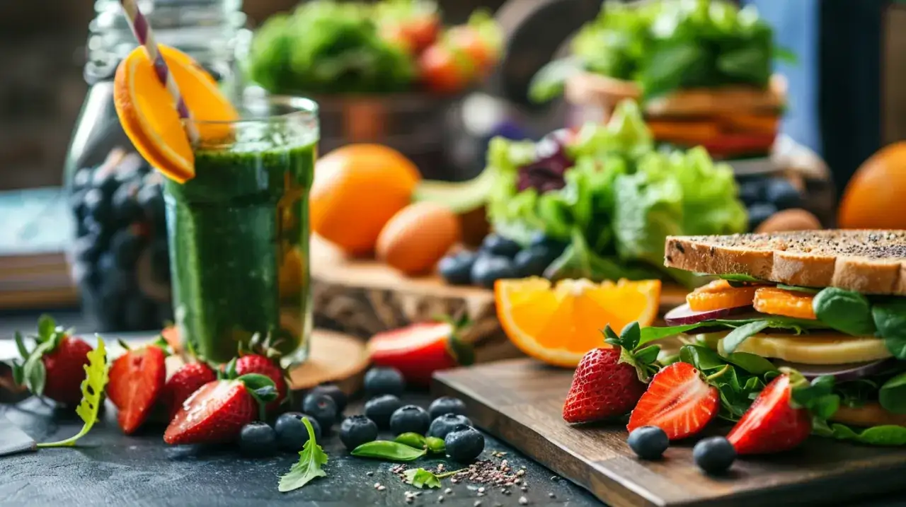 Zdjęcie Zdrowe podwieczorki: koktajle, sałatki, kanapki, owoce