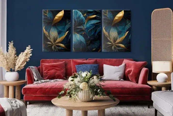 Zdjęcie Jak dobrać obraz do salonu - sprawdzone zasady aranżacji wnętrz 2025