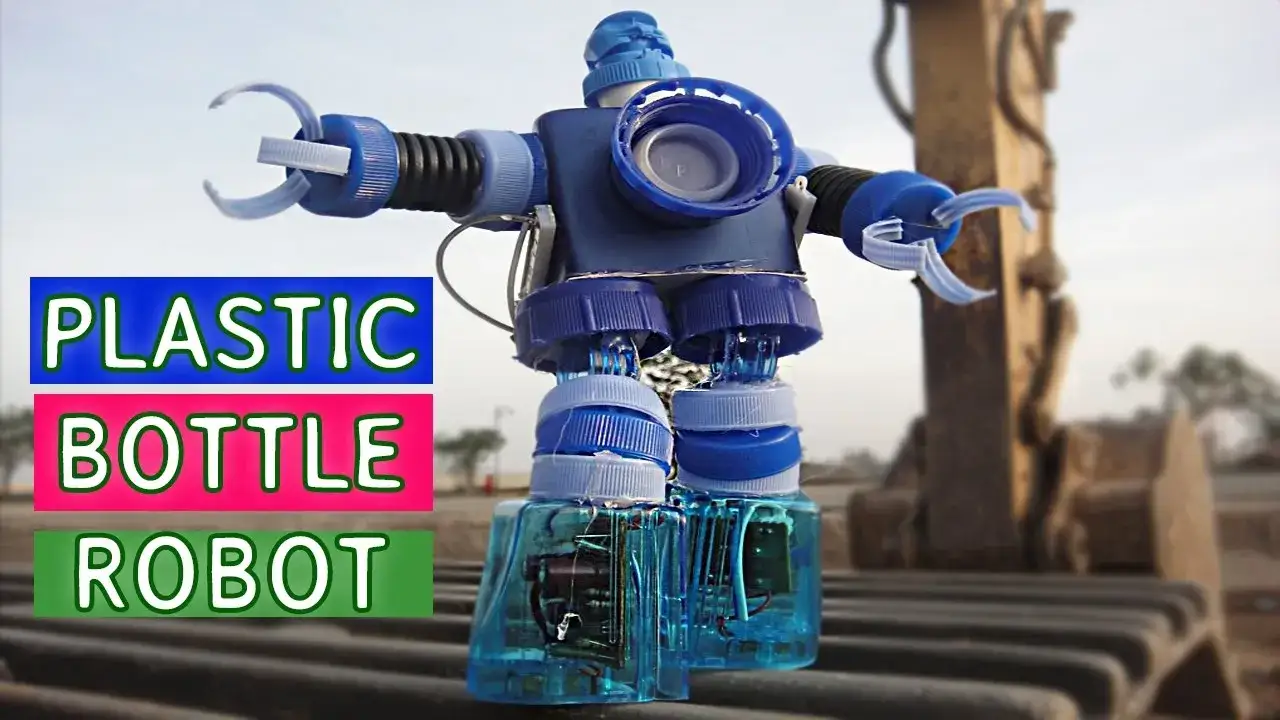 Zdjęcie Jak zrobić robota z butelek plastikowych - prosty spos&oacute;b na recykling