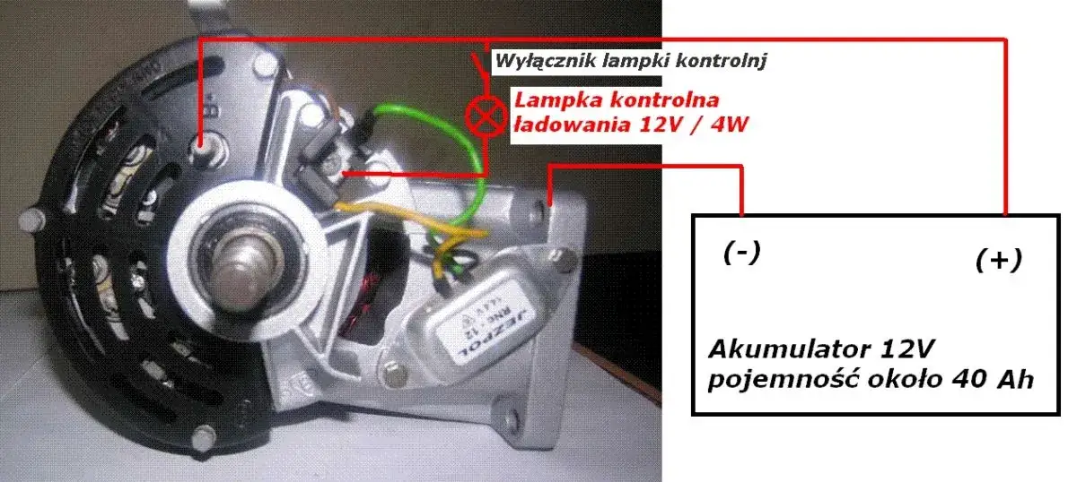 Zdjęcie Jak podłączyć alternator w fiacie 126p bez błędów i problemów