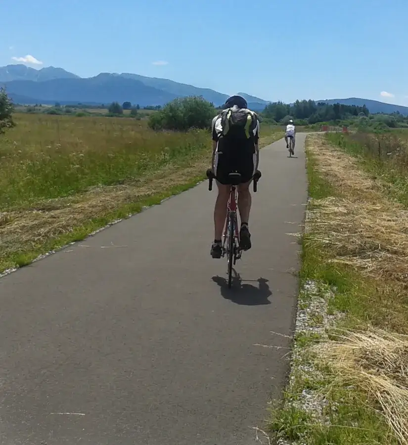 Zdjęcie Trasa rowerowa Nowy Targ Trstena - piękny szlak bez trudności