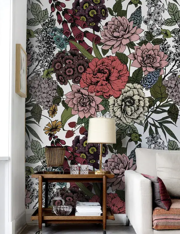 Zdjęcie Plakaty sztuka nowoczesna: piękne motywy kwiatowe do wnętrz