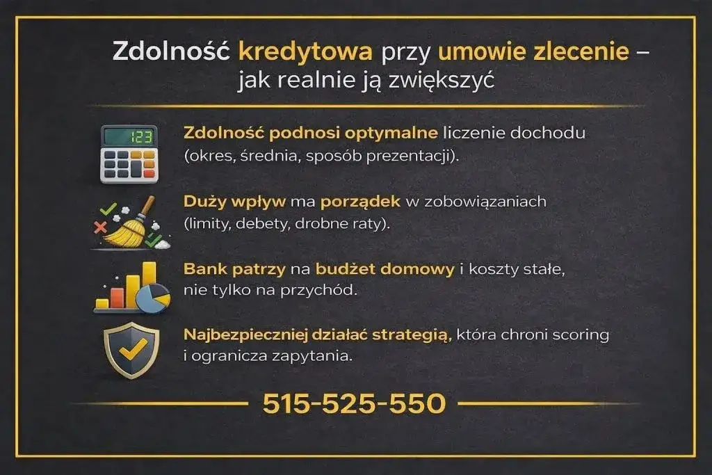 Zdjęcie Raty na umowę zlecenie: Jak zwiększyć szanse na pozytywną decyzję?