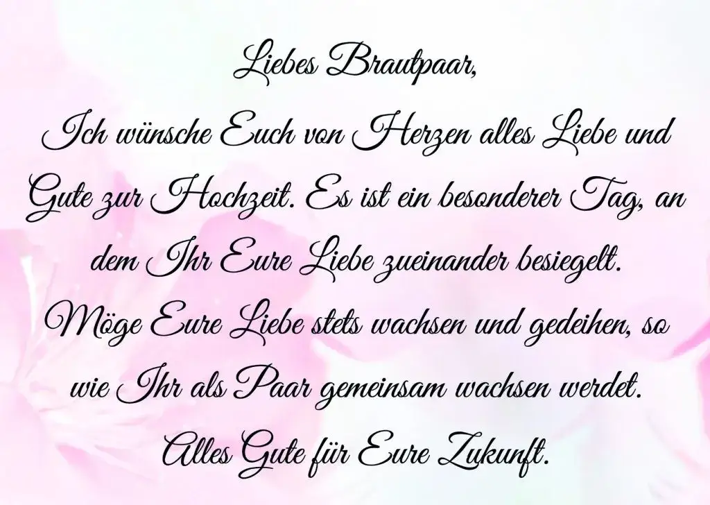 Moderne Hochzeitsgedichte Beispiele kurz lustig tiefgründig