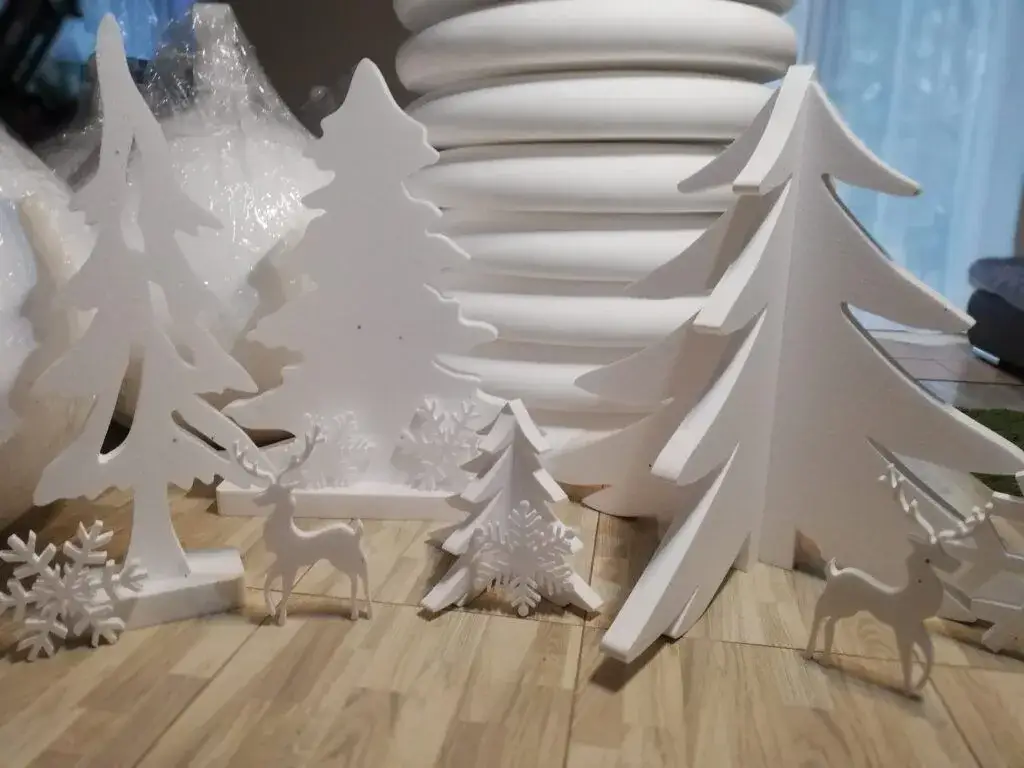 inspiracje na świąteczne dekoracje ze styropianu Boże Narodzenie