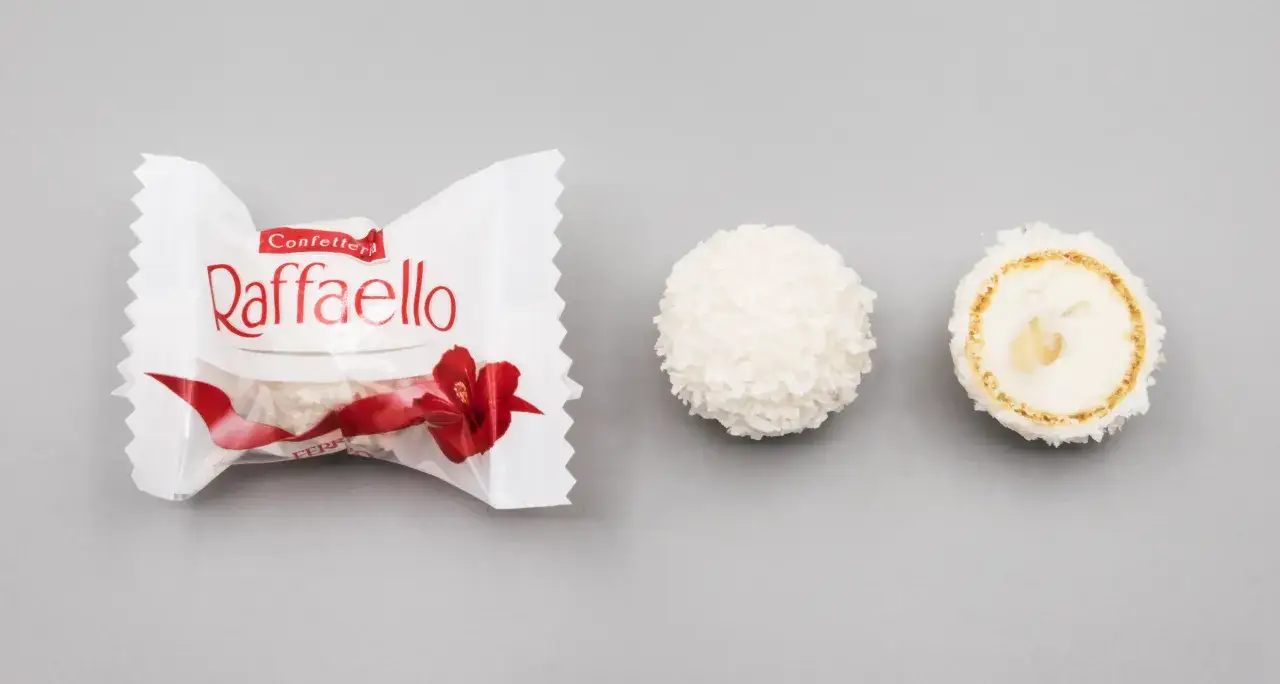 rozpływające się pralinki Raffaello