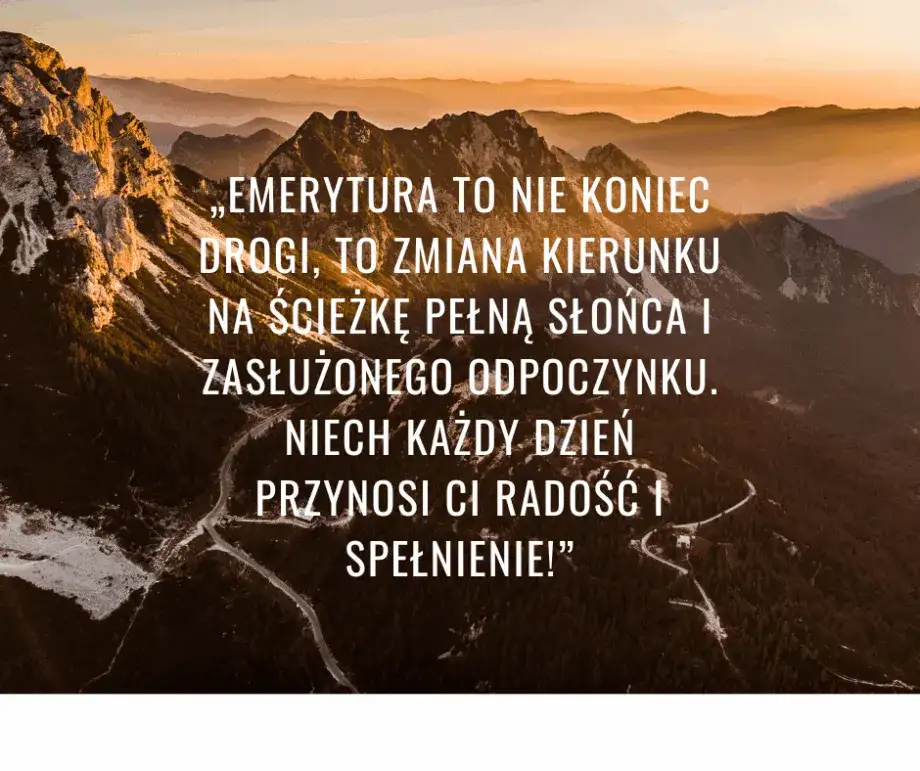 Zdjęcie Czego życzyć na emeryturze? Inspirujące pomysły na życzenia
