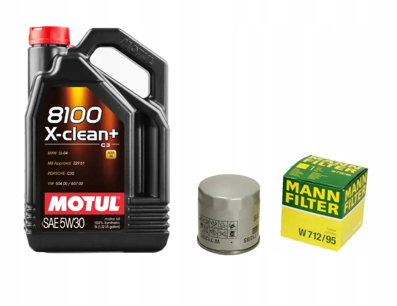Motul 5W30 różne rodzaje butelek