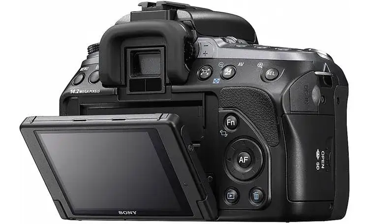 Sony A550 tilting screen