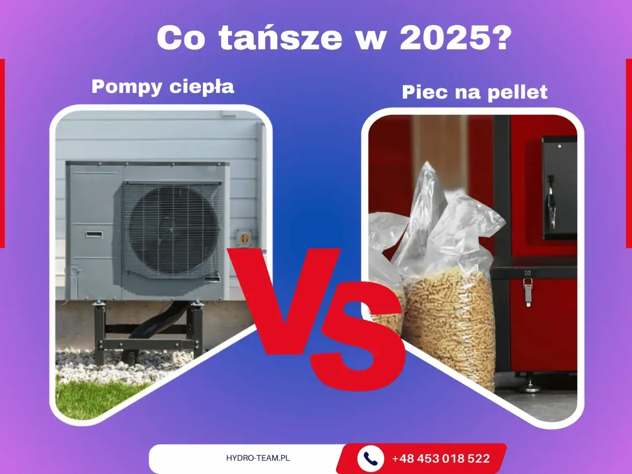 Porównanie: pompa ciepła vs. piec na pellet. Które rozwiązanie będzie tańsze w 2025 roku?