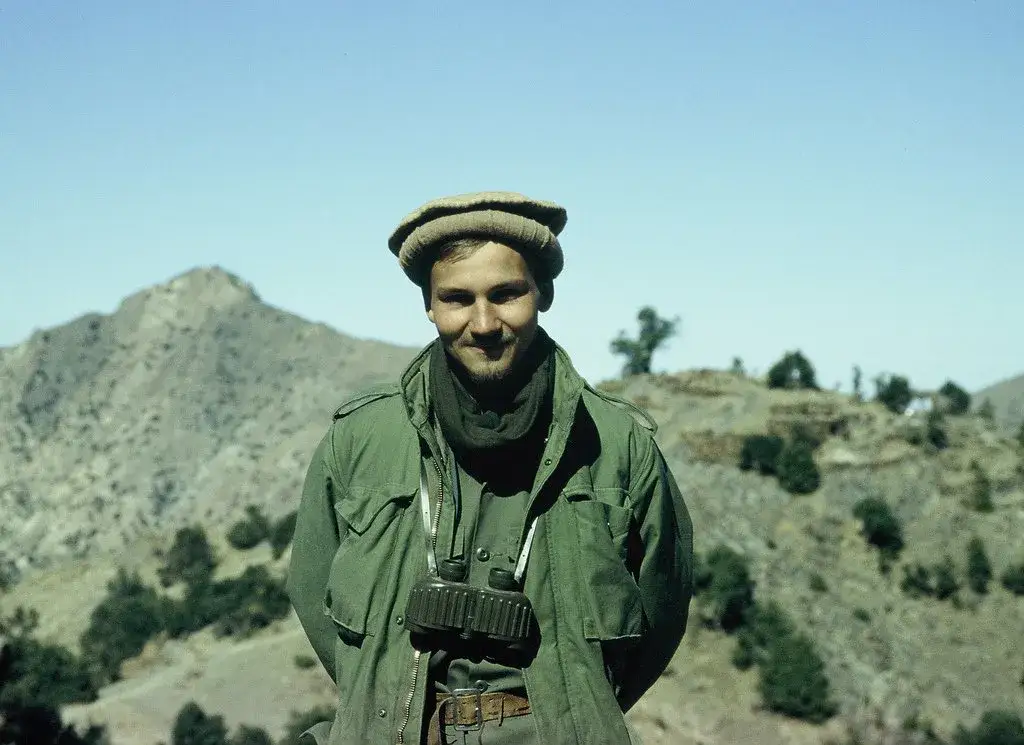 Radosław Sikorski młody reporter wojenny Afganistan