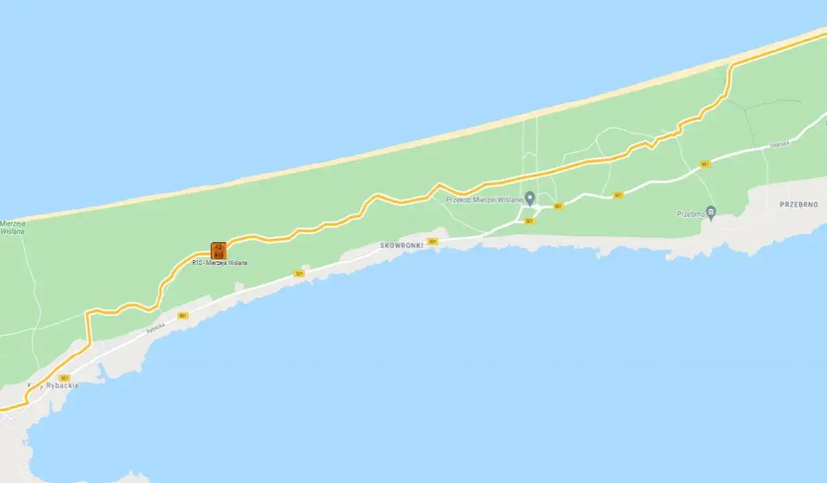 Trasa rowerowa R10 Mierzeja Wiślana