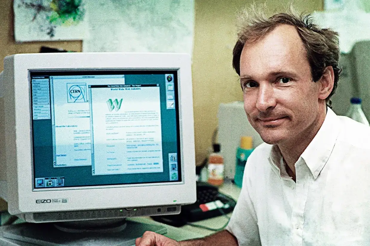 Pierwsza strona internetowa CERN wygląd