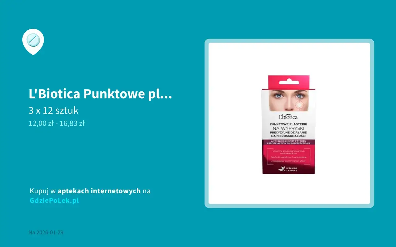 punktowe preparaty na pryszcze apteka