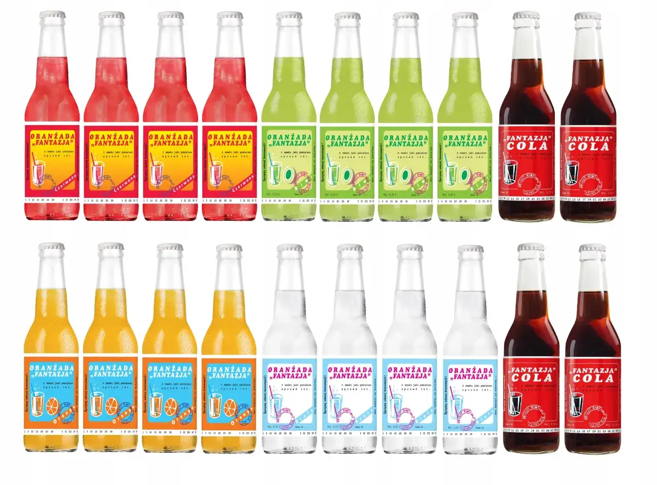 Oranżada w szklanej butelce