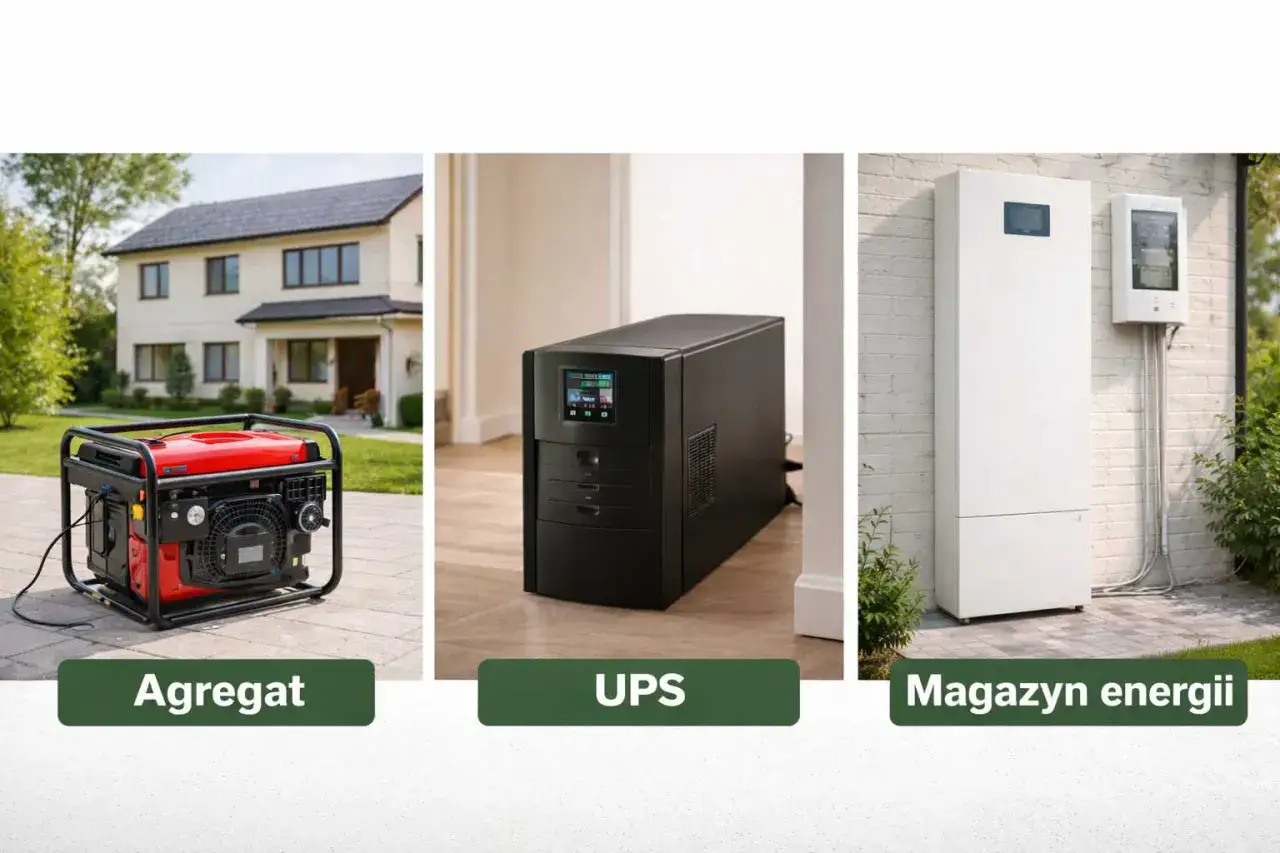 Agregat, UPS i magazyn energii &ndash; rozwiązania zapewniające zasilanie awaryjne domu.